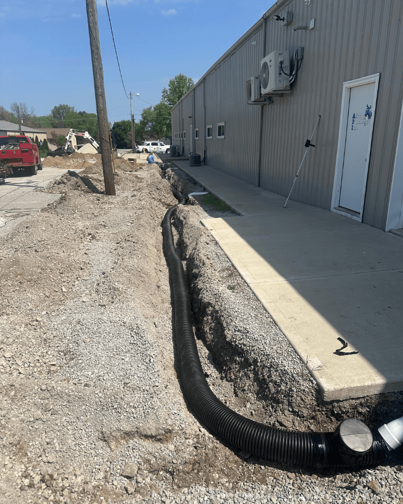Commercial Drainage System, Warsaw area, IN