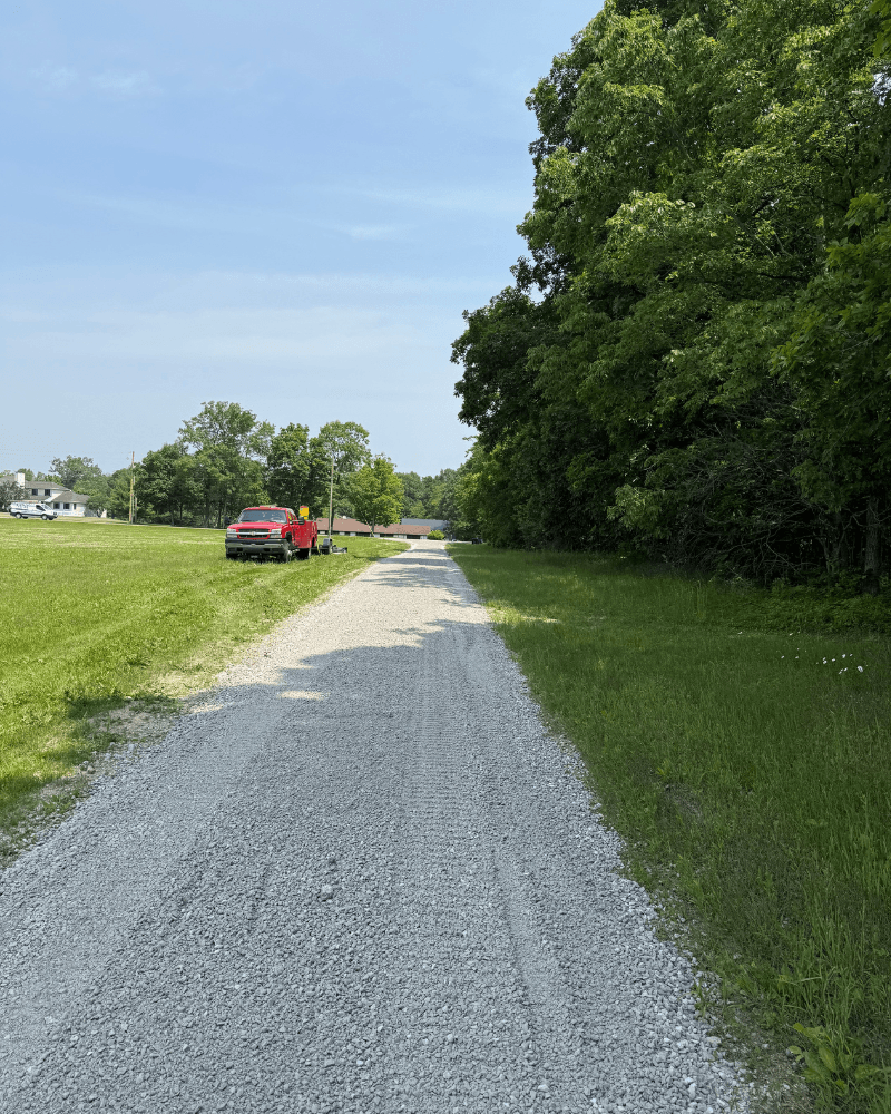Gravel driveway installation Northeast Indiana