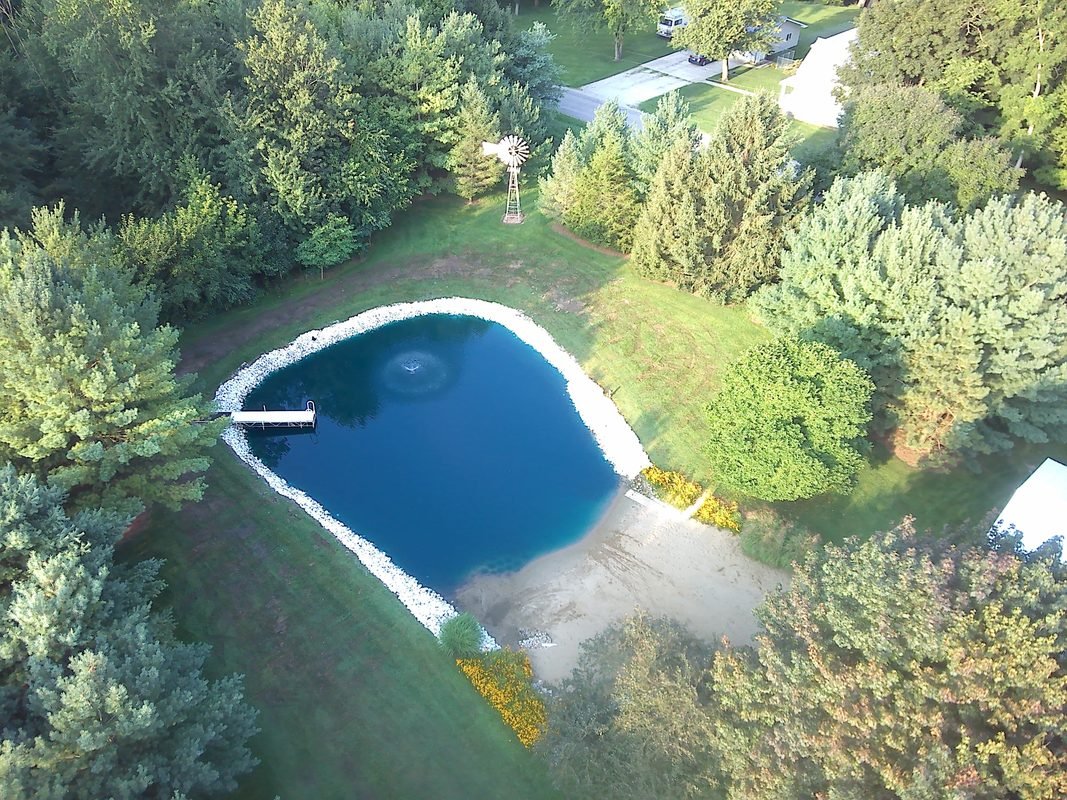 Excavation and site work project near Columbia City Indiana